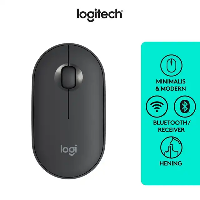 Logitech M350 Mouse Wireless Bluetooth Slim Silent Pebble - logitech-m350-mouse-wireless-bluetooth-slim-silent-pebble-1759387337-336.webp