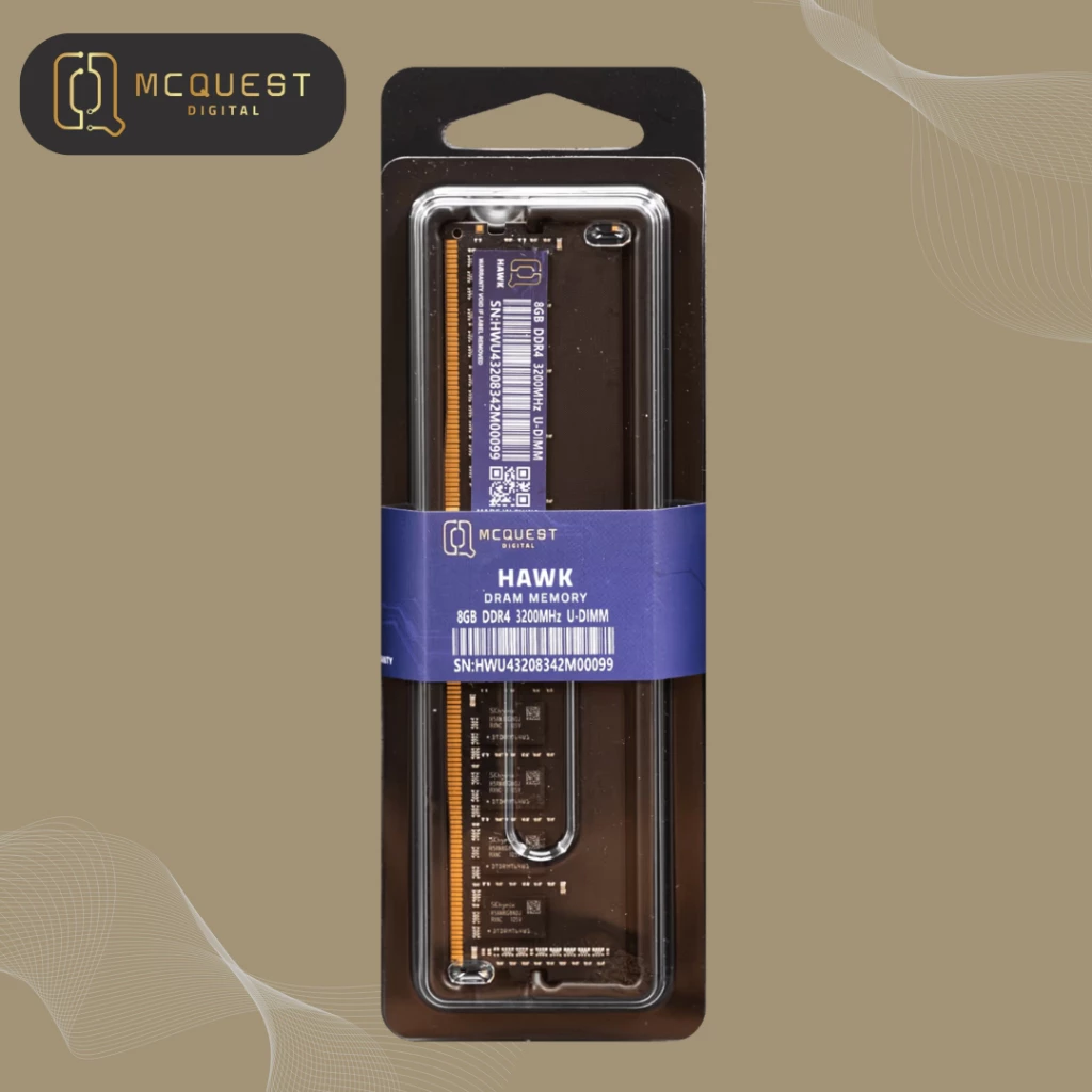 MCQUEST McQuest Hawk Memory DDR4 3200MHz for PC Harga Rp 1.350.000 Toko Medan