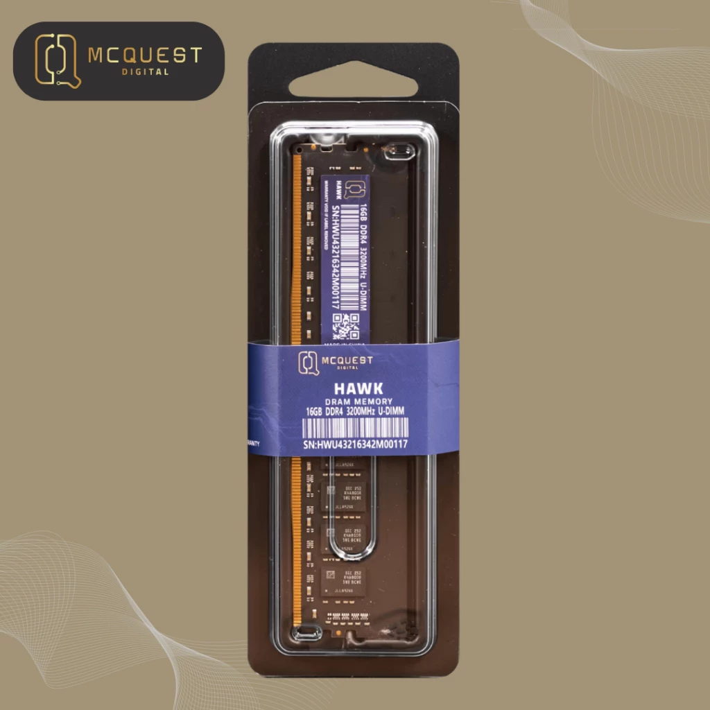 MCQUEST McQuest Hawk Memory DDR4 3200MHz for PC Harga Rp 1.350.000 Toko Medan