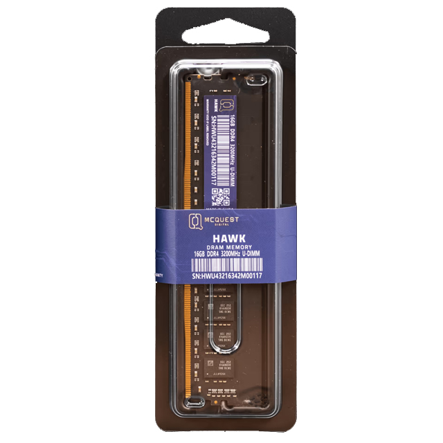MCQUEST McQuest Hawk Memory DDR4 3200MHz for PC Harga Rp 1.350.000 Toko Medan