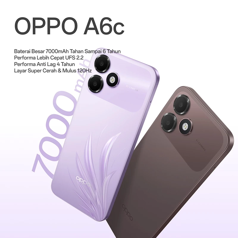 OPPO OPPO A6C 4/64GB | 4/128GB - Garansi Resmi Harga Rp 2.650.000 Toko Medan