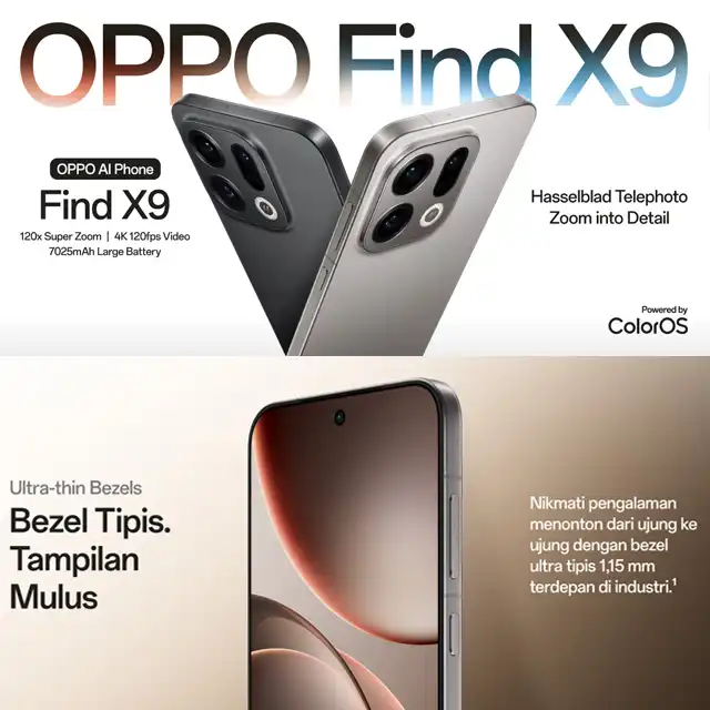 OPPO Find X9 12/256GB | 16/512GB - Garansi Resmi - oppo-find-x9-12-256gb-16-512gb-garansi-resmi-1762938888-900.webp