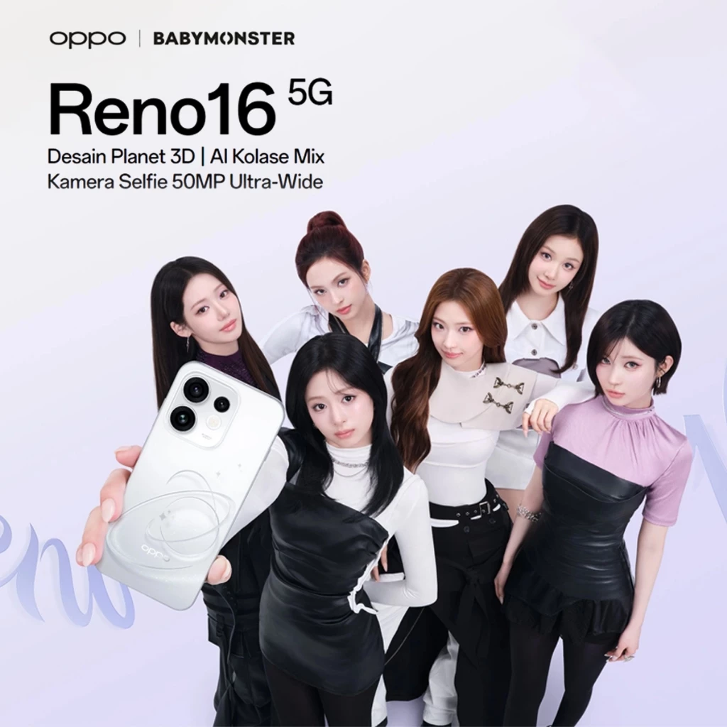 OPPO OPPO Reno16 5G 8/256GB | 12/256GB - Garansi Resmi Harga Rp 11.999.000 Toko Medan