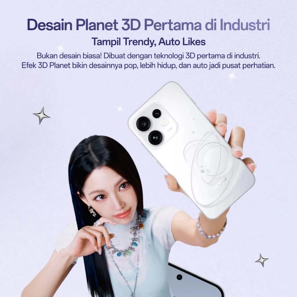 OPPO OPPO Reno16 5G 8/256GB | 12/256GB - Garansi Resmi Harga Rp 11.999.000 Toko Medan