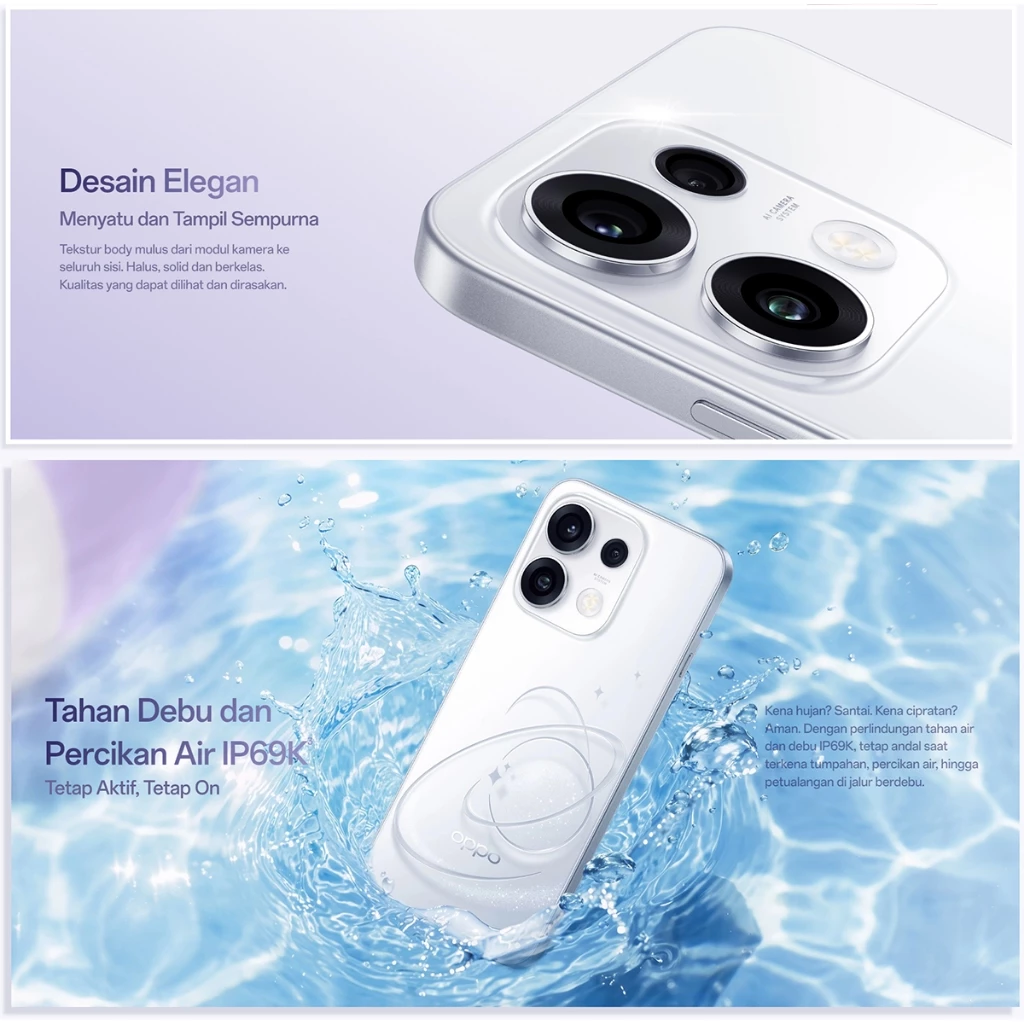 OPPO OPPO Reno16 F 5G 8/128GB | 8/256GB - Garansi Resmi Harga Rp 7.999.000 Toko Medan