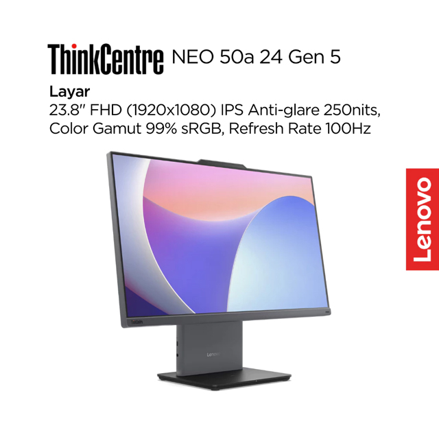 Lenovo PC Lenovo AIO ThinkCentre neo 50a 24 - 12SCA0KJID /Intel Core i7-13620H/8GB/512GB SSD/Intel UHD Graphics/23.8" FHD/...