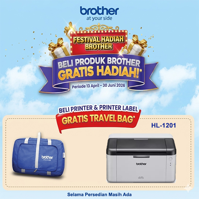 Brother Brother Printer Mono Laser HL-1201 A4 - Print Only Harga Rp 1.750.000 Toko Medan