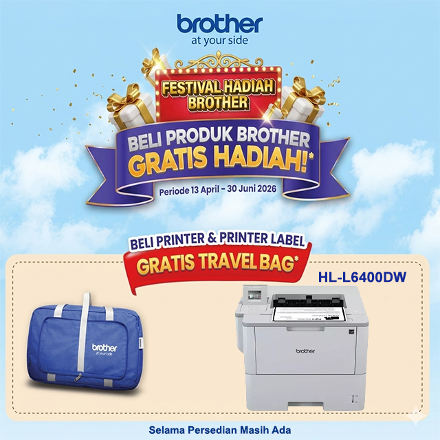 Brother Brother Printer Mono Laser HL-L6400DW A4 WiFi - Print Only Harga Rp 9.800.000 Toko Medan