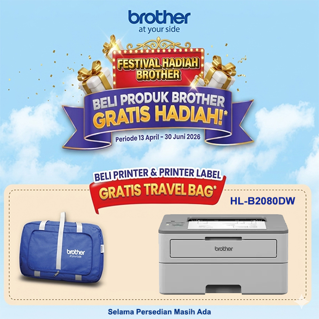 Brother Brother Printer Mono Laser HL-B2080DW A4 WiFi - Print Only Harga Rp 2.150.000 Toko Medan