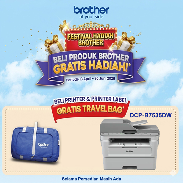 Brother Brother Printer Mono Laser DCP-B7535DW A4 WiFi - All In One (Print, Scan, Copy) Harga Rp 3.400.000 Toko Medan