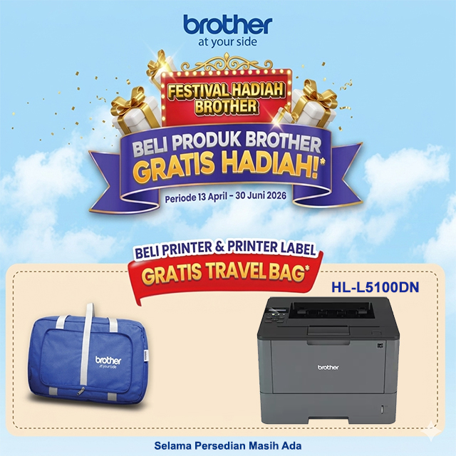 Brother Brother Printer Mono Laser HL-L5100DN A4 - Print Only Harga Rp 5.050.000 Toko Medan