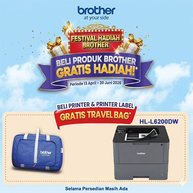 Brother Brother Printer Mono Laser HL-L6200DW A4 WiFi - Print Only Harga Rp 6.200.000 Toko Medan