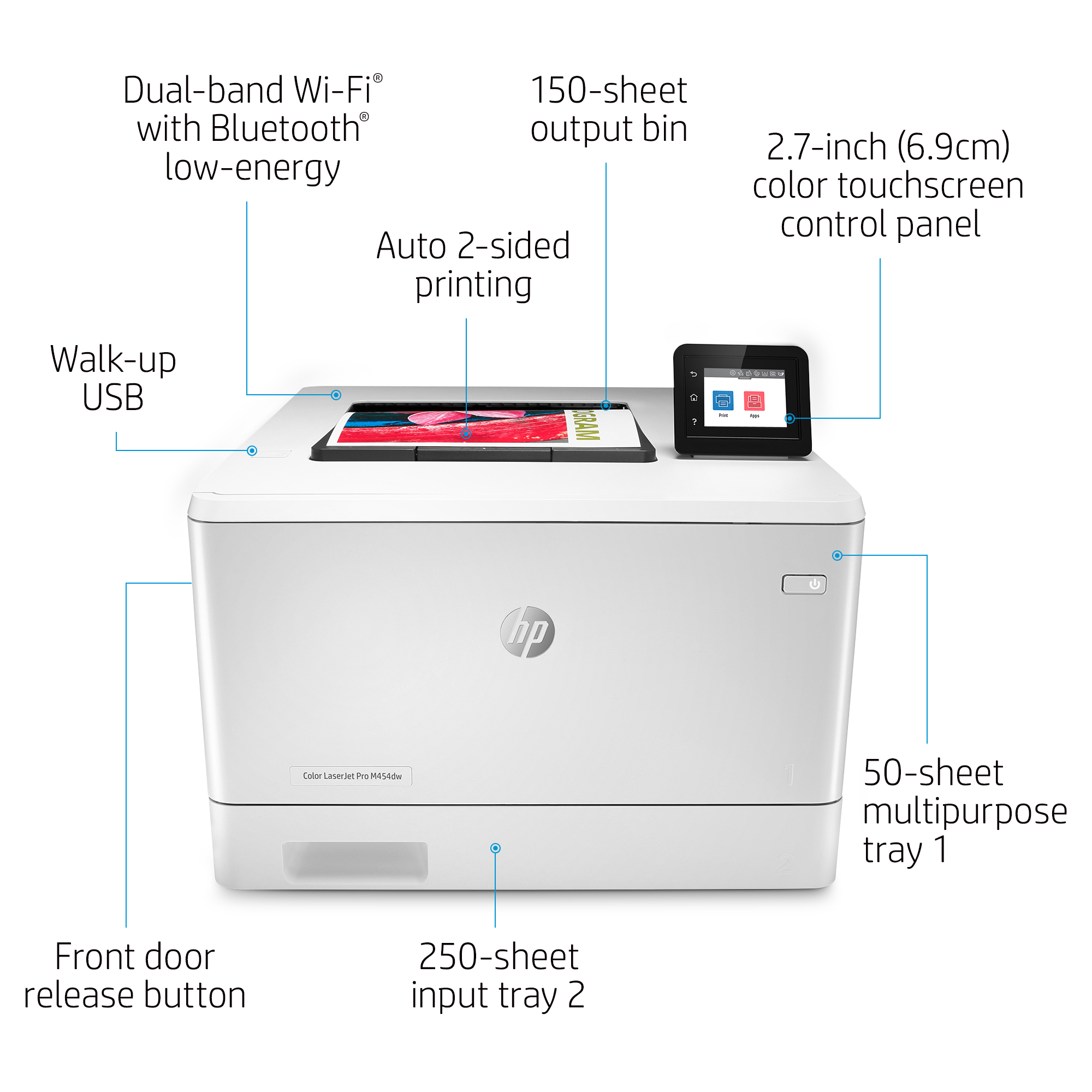 HP Printer HP Color LaserJet Pro M454dw Harga Rp 16.800.000 Toko Medan