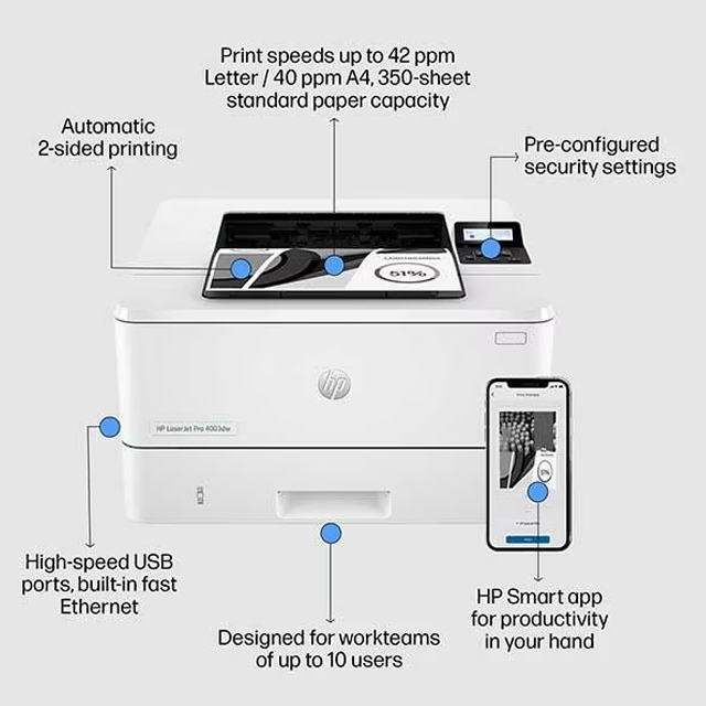 HP Printer HP LaserJet Pro 4003dw Harga Rp 8.000.000 Toko Medan
