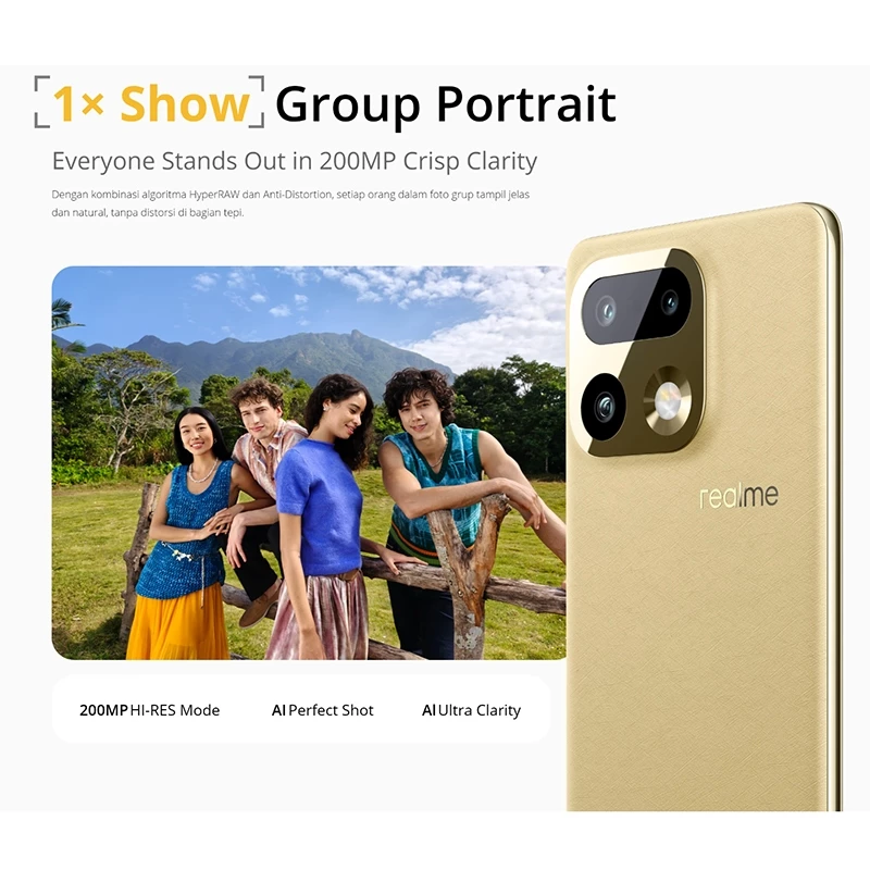 realme Realme 16 Pro+ 5G 12/512GB  - Garansi Resmi Harga Rp 8.639.000 Toko Medan