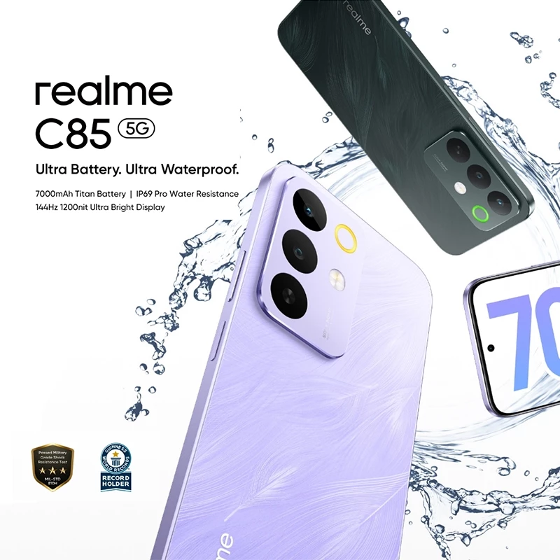 realme Realme C85 5G 8/256GB - Garansi Resmi Harga Rp 3.449.000 Toko Medan