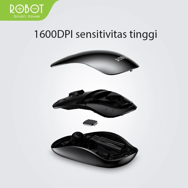 Robot Robot Keyboard & Mouse KM3000 Wireless Combo Portable Harga Rp 219.000 Toko Medan