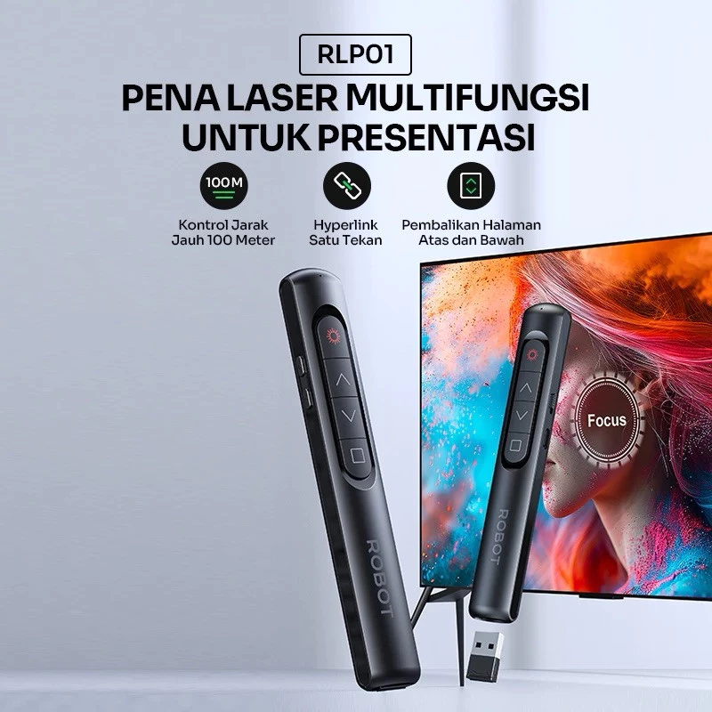 Robot Robot Laser Pen RLP01 Pointer Remote Wireless Multifungsi Harga Rp 80.000 Toko Medan