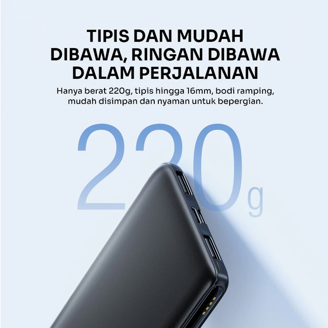 Robot Robot Powerbank RT180S 10000mAh Dual Input Output 12W Type-C Harga Rp 125.000 Toko Medan