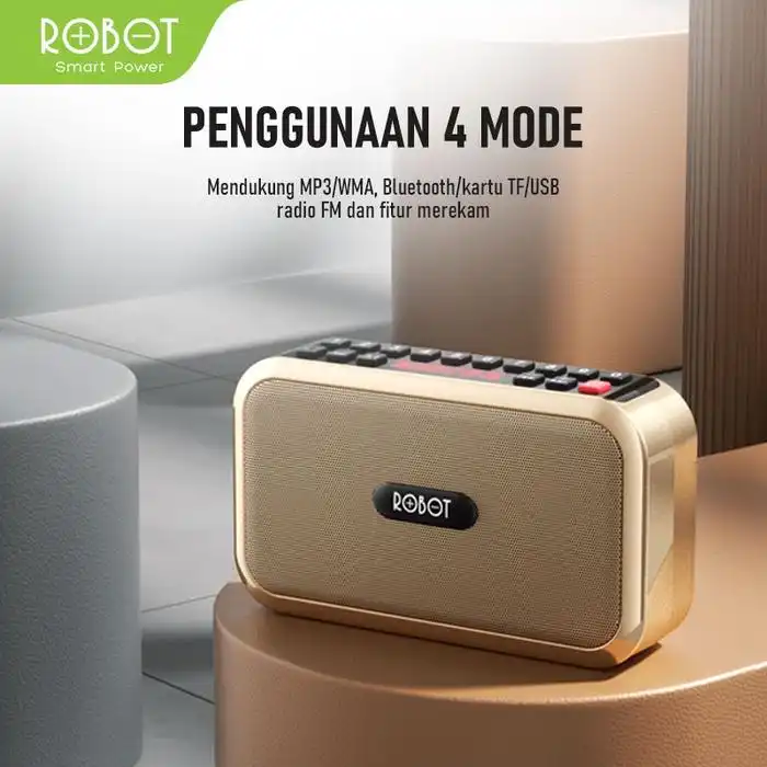 Robot Speaker RB200 Bluetooth Portable LED - robot-rb200-speaker-bluetooth-portable-led-1759451698-545.webp