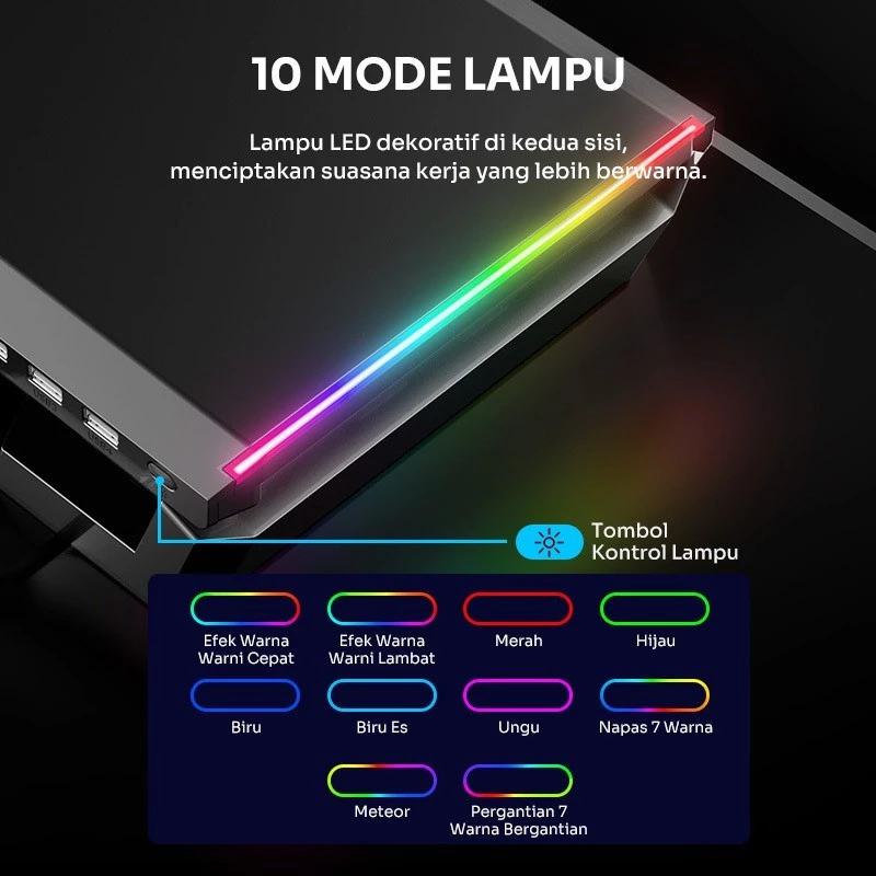Robot Robot RT-LMH01 Monitor Stand Komputer Multifungsi 4 Port USB RGB Harga Rp 329.000 Toko Medan