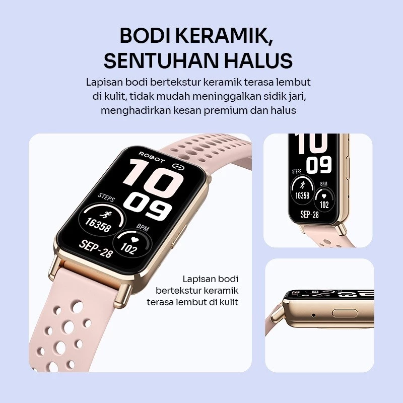 Robot Robot Smartwatch RBS1 Ceramic Body 1.45 Inch Waterproof Harga Rp 269.000 Toko Medan