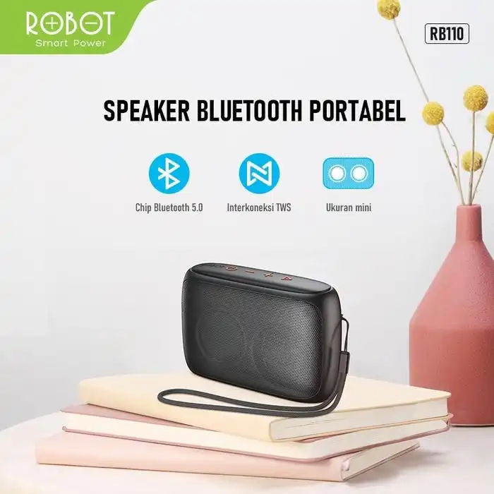 Robot Speaker RB110 Bluetooth 5W Mini Portable Black - robot-speaker-rb110-bluetooth-1759131726-275.webp