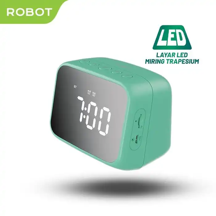 Robot Speaker RB170 Bluetooth 5.3 LED Display & Alarm Clock - robot-speaker-rb170-bluetooth-53-led-display-alarm-clock-1759462959-463.webp