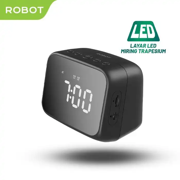 Robot Speaker RB170 Bluetooth 5.3 LED Display & Alarm Clock - robot-speaker-rb170-bluetooth-53-led-display-alarm-clock-1759462960-454.webp
