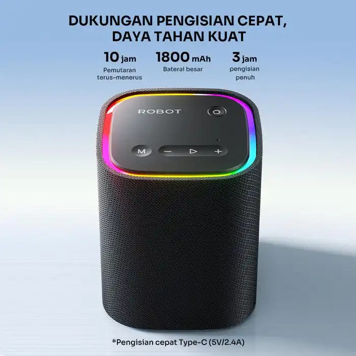 Robot Speaker RB60 Bluetooth 5.4 RGB Light IPX5 Waterproof - robot-speaker-rb60-bluetooth-54-rgb-light-ipx5-waterproof-1759401518-164.webp