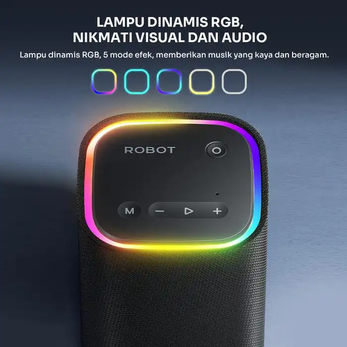 Robot Speaker RB60 Bluetooth 5.4 RGB Light IPX5 Waterproof - robot-speaker-rb60-bluetooth-54-rgb-light-ipx5-waterproof-1759401518-464.webp