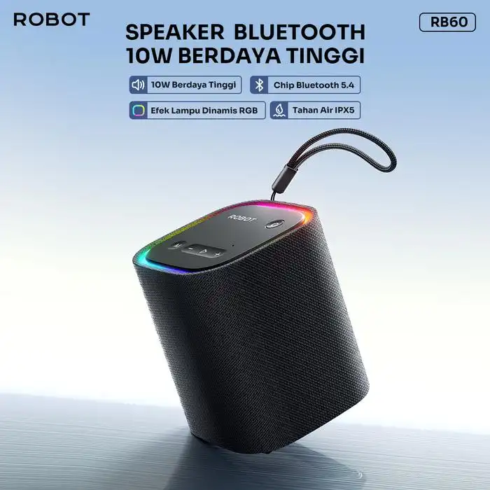 Robot Speaker RB60 Bluetooth 5.4 RGB Light IPX5 Waterproof - robot-speaker-rb60-bluetooth-54-rgb-light-ipx5-waterproof-1759401518-685.webp
