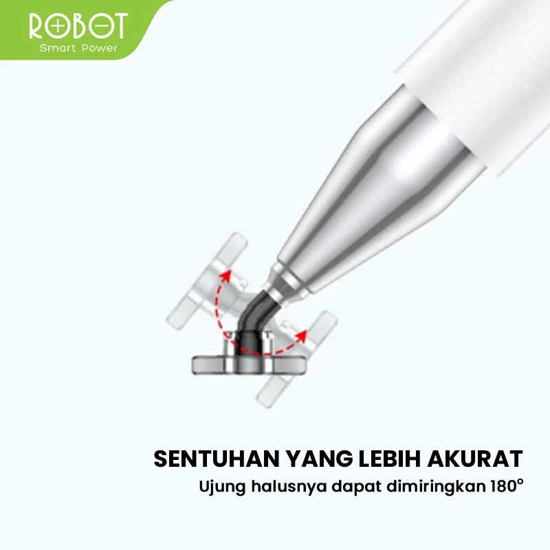Robot Robot Stylus Pen RSP01 Universal 2in1 Capatitive for Mobile Tablet PC Harga Rp 69.000 Toko Medan
