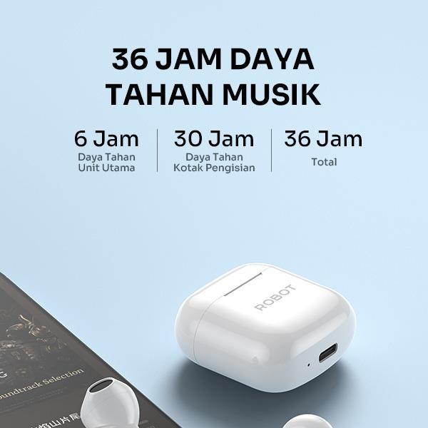 Robot Robot TWS Encobuds 2 Wireless Earphones Bluetooth 6.0 Blue Harga Rp 109.000 Toko Medan
