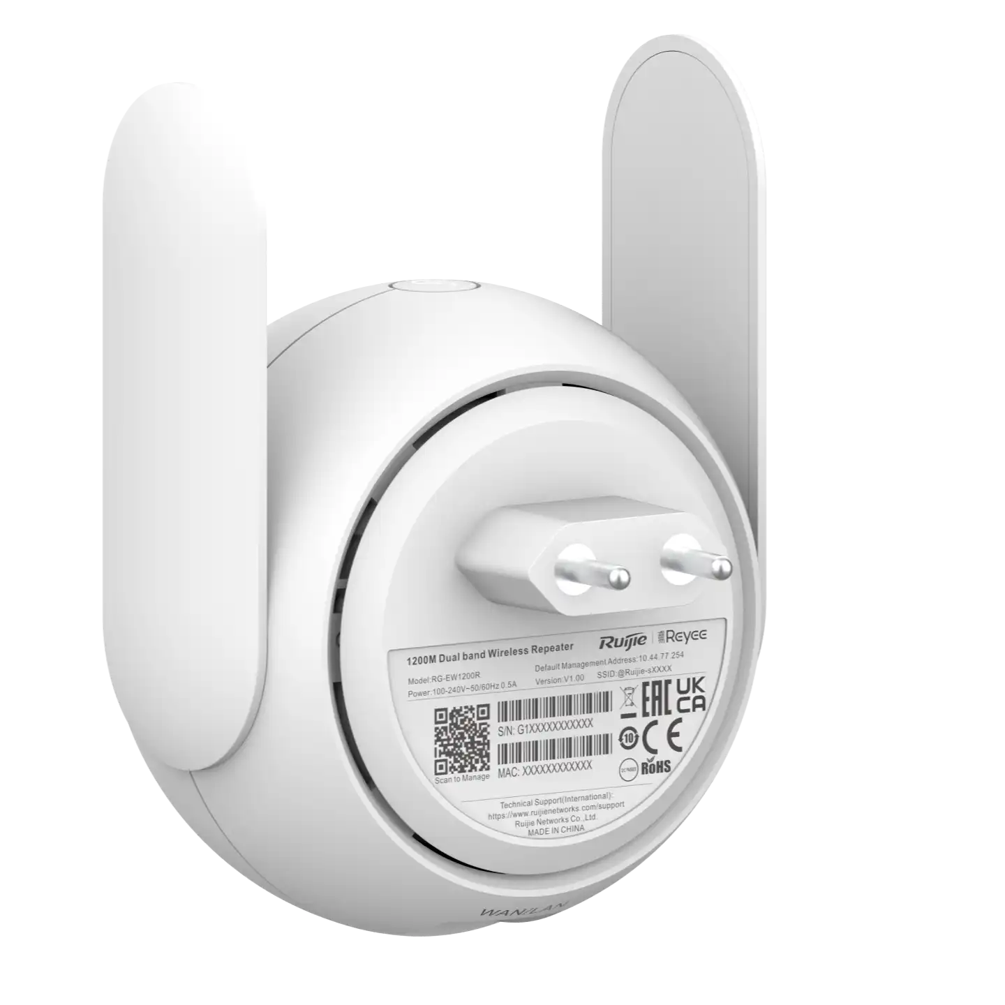 Ruijie RG-EW1200R 1200M Dual-band Mesh Wi-Fi Extender - ruijie-rg-ew1200r-1200m-dual-band-mesh-wi-fi-extender-1759366145-643.webp