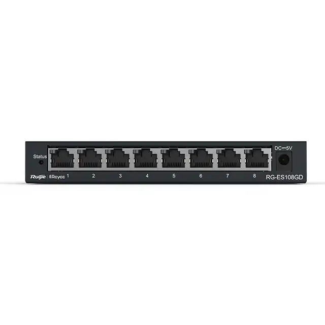 Ruijie Switch RG-ES108GD 8-Port 10/100/1000 Mbps Unmanage Non-PoE - ruijie-switch-rg-es108gd-5-port-10-100-1000-mbps-unmanage-non-poe-1759333699-958.webp