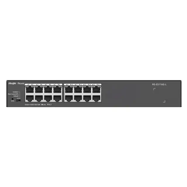 Ruijie Switch RG-ES116G-L 16-Port 10/100/1000 Mbps Unmanage Non-PoE - ruijie-switch-rg-es116g-l-16-port-10-100-1000-mbps-unmanage-non-poe-1759331663-881.webp