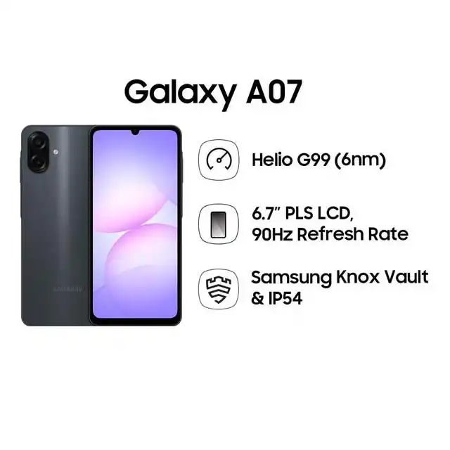 Samsung Samsung Galaxy A07 LTE 6GB-128GB | 8GB-256GB Garansi Resmi Harga Rp 1.960.000 Toko Medan