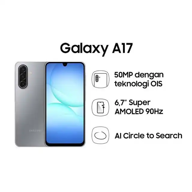 Samsung Samsung Galaxy A17 LTE 8GB-128GB | 8GB-256GB Garansi Resmi Harga Rp 2.940.000 Toko Medan