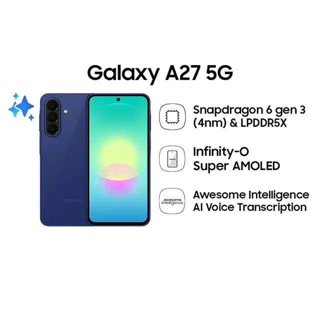 Samsung Samsung Galaxy A27 5G 6GB/128GB | 8GB/256GB - Garansi Resmi Harga Rp 5.499.000 Toko Medan