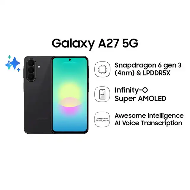 Samsung Samsung Galaxy A27 5G 6GB/128GB | 8GB/256GB - Garansi Resmi Harga Rp 5.499.000 Toko Medan