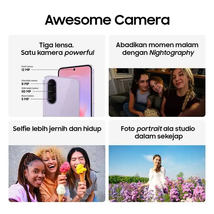 Samsung Samsung Galaxy A37 5G 8GB/128GB | 8GB/256GB  - Garansi Resmi Harga Rp 6.449.000 Toko Medan