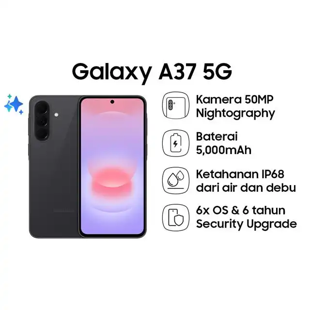 Samsung Samsung Galaxy A37 5G 8GB/128GB | 8GB/256GB  - Garansi Resmi Harga Rp 6.449.000 Toko Medan