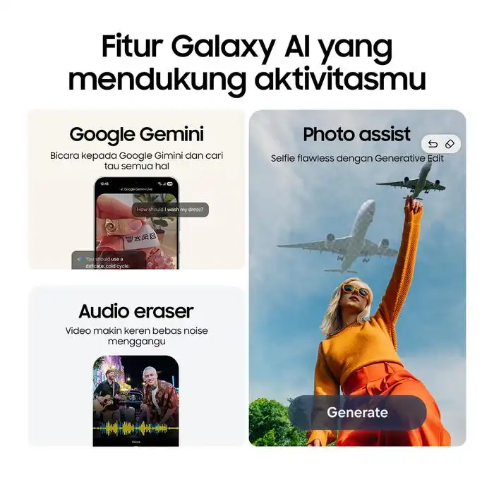 Samsung Samsung Galaxy S25 FE 5G 8GB/128GB | 8GB/256GB | 8GB/512GB - Garansi Resmi Harga Rp 12.599.000 Toko Medan
