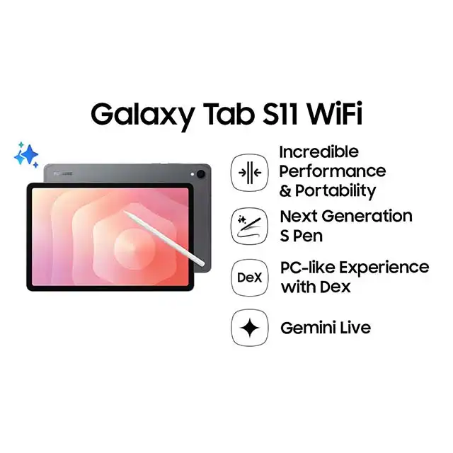 Samsung Samsung Galaxy Tab S11 5G | WiFi 12/256GB - Garansi Resmi Harga Rp 16.170.000 Toko Medan