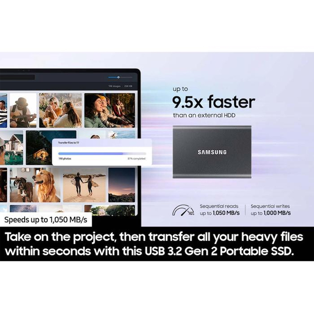 Samsung Samsung SSD External Portable T7 USB 3.2 1TB MU-PC1T0H BLue Blue Harga Rp 3.250.000 Toko Medan