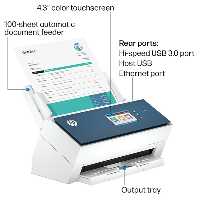 HP Scanner HP ScanJet Enterprise Flow N9000 sn1 Harga Rp 38.500.000 Toko Medan