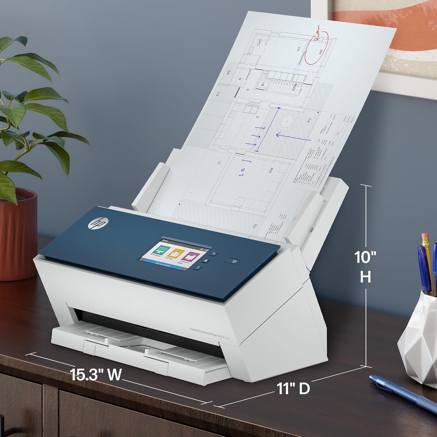 HP Scanner HP ScanJet Enterprise Flow N9000 sn1 Harga Rp 38.500.000 Toko Medan