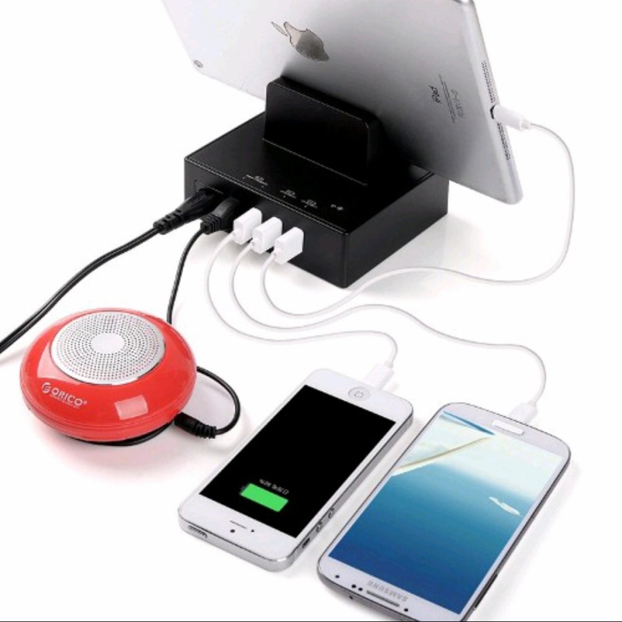 ORICO Orico Smart Charging Dock Station 4 Port USB DPC-4US White Harga Rp 150.000 Toko Medan