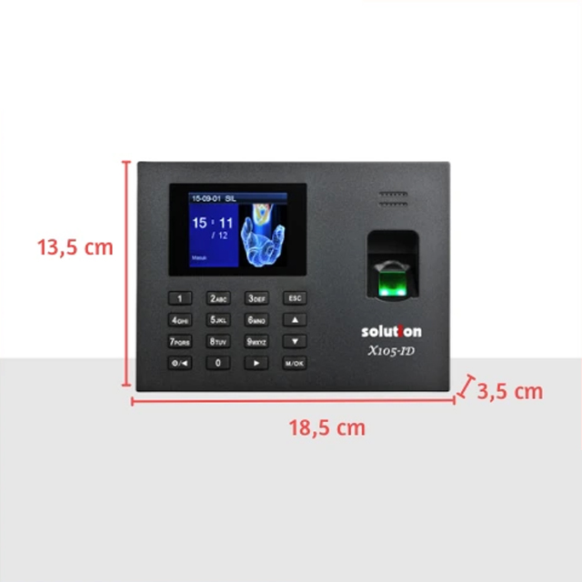 Solution Solution X105-ID Mesin Absensi Fingerprint Harga Rp 1.400.000 Toko Medan